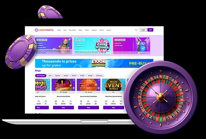 Lucky Pants Bingo UK Desktop Lucky Pants Bingo UK Desktop
