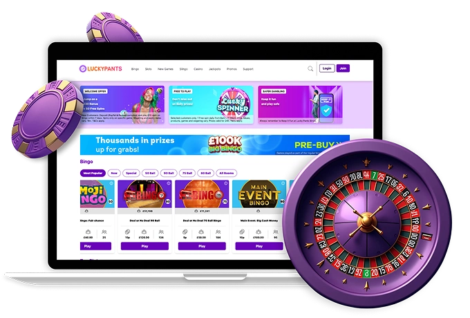 Lucky Pants Bingo UK Desktop Lucky Pants Bingo UK Desktop